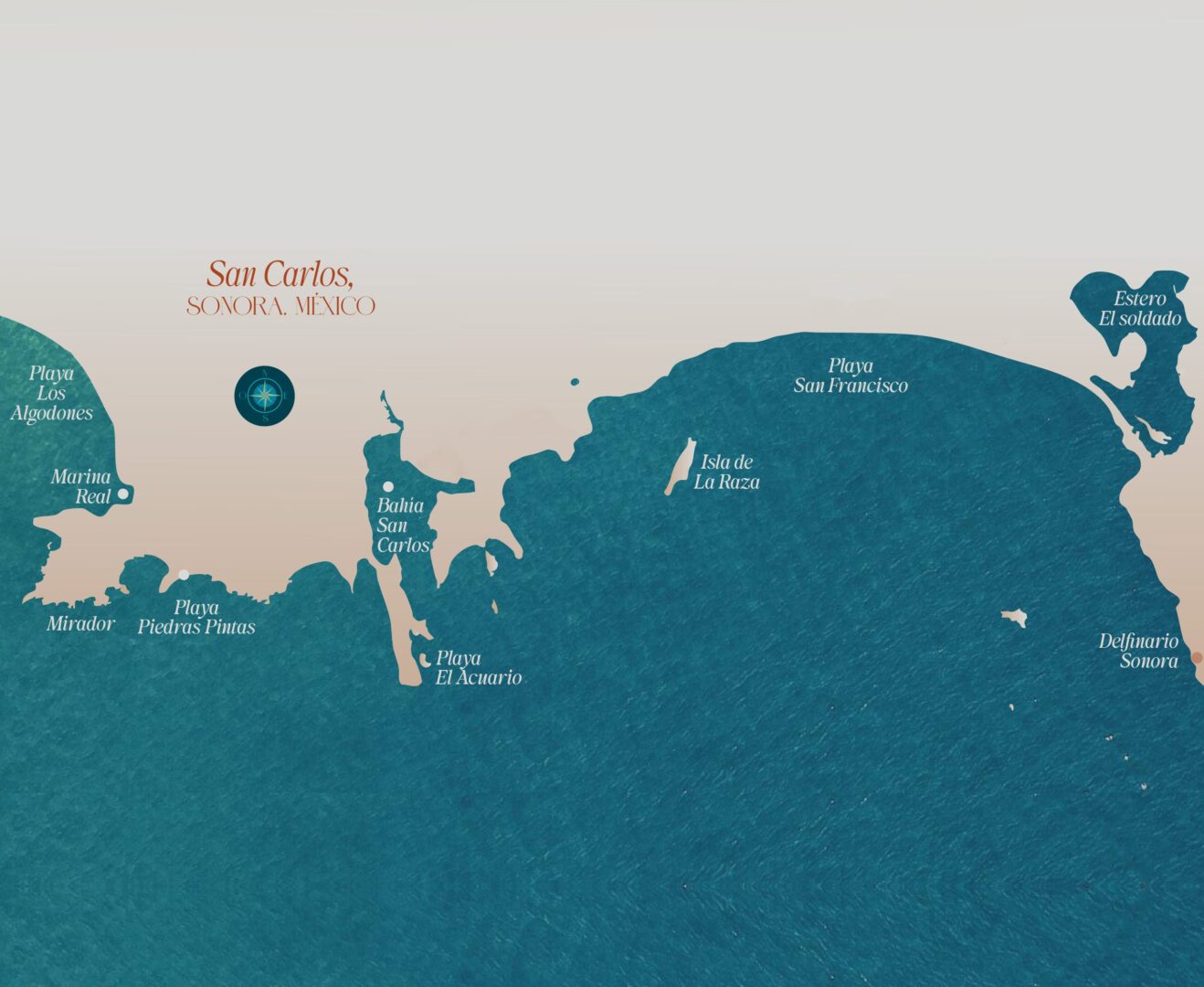 Mapa Playa San Francisco